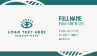 Red Eye Cross Optometrist Business Card Design