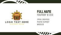 Hamburger Burger Shop Business Card Design