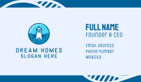 Coastal Marine Lighthouse Business Card Design