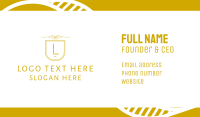 Luxurious Academy School Letter Business Card Image Preview