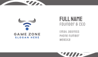 Bull Horn Wifi  Business Card Image Preview