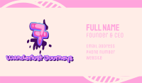 Pop Graffiti Art Number 7 Business Card Image Preview