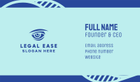 Blue Hunter Vision Eye Business Card Image Preview