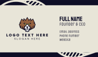 Grizzly Bear Business Card Design