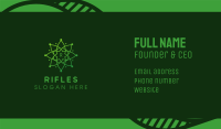 Green Mandala Star Business Card Image Preview