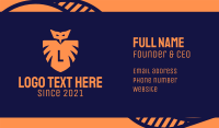 Owl Shield Letter Business Card Image Preview