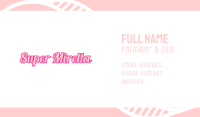 Retro Fashion Wordmark Business Card Image Preview