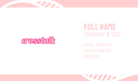 Retro Fashion Wordmark Business Card Image Preview