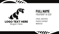 Cute Zebra Business Card Image Preview