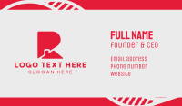 Letter R Real Estate Business Card Image Preview