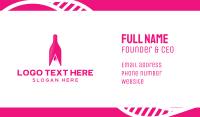 Magenta Wine Mountain Business Card Preview
