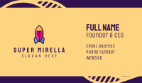 American Football Rocket  Business Card Design