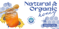 Delicious Organic Pure Honey Twitter post Image Preview