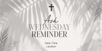Ash Wednesday Reminder Twitter Post Image Preview