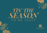 Tis' The Season Postcard Image Preview