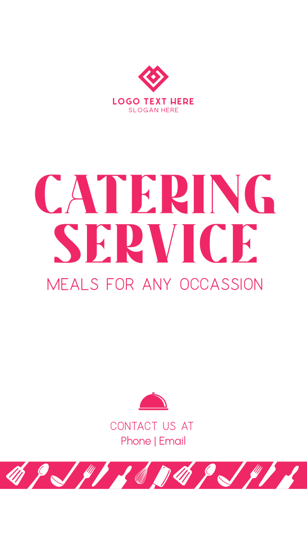Food Catering Business Instagram Story Design Image Preview