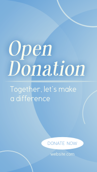 Together, Let's Donate Instagram reel Image Preview