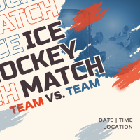 Ice Hockey Versus Match Linkedin Post Image Preview