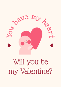Valentine's Heart Flyer Design