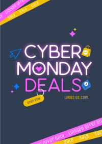 Cyber Deals For Everyone Flyer Design