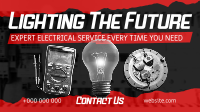 Modern Brutalist Electrical Services Animation Preview