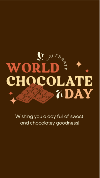 Today Is Chocolate Day Facebook Story Design
