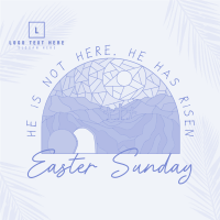 Modern Easter Sunday Instagram post Image Preview