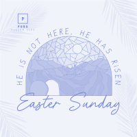 Modern Easter Sunday Instagram Post Design
