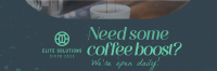 Coffee Customer Engagement Twitter header (cover) Image Preview