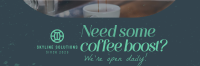 Coffee Customer Engagement Twitter Header Image Preview