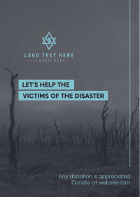 Help Disaster Victims Flyer Design
