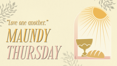 Holy Thursday Bread & Wine Facebook event cover Image Preview