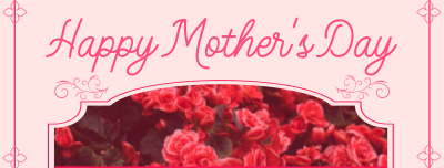 Elegant Mother's Day Greeting Facebook cover Image Preview