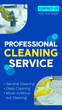 Professional Janitorial Services Instagram Reel Image Preview