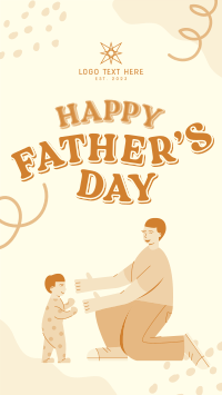 Father's Day Greeting YouTube Short Image Preview
