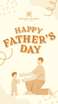 Father's Day Greeting YouTube short Image Preview