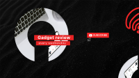 Gadget Review YouTube Banner Design