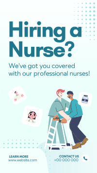 Healthcare Staff Available Instagram story Image Preview