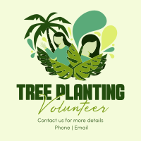 Minimalist Planting Volunteer Linkedin Post Image Preview