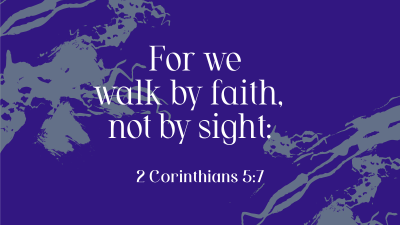 Walk by Faith Facebook event cover Image Preview