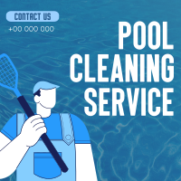 Let Me Clean that Pool Instagram Post Design