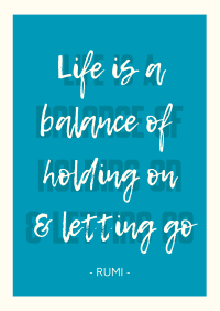 Life Balance Quote Flyer Image Preview