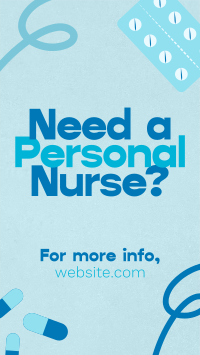 Caring Professional Nurse TikTok Video Image Preview