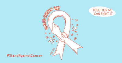 World Cancer Day Holding Facebook ad Image Preview