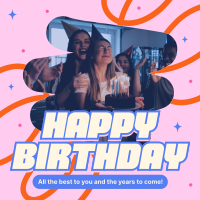 Birthday Celebration Instagram Post Design