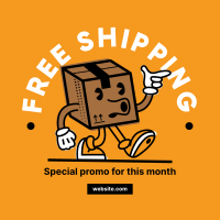 Shipped By Cartoon Instagram post Image Preview