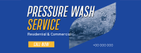 Pressure Wash Business Facebook Cover Design
