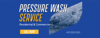 Pressure Wash Business Facebook cover Image Preview