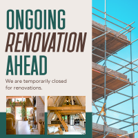 Ongoing Renovation Instagram post Image Preview
