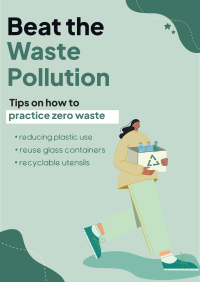 Beat Waste Pollution Flyer Design